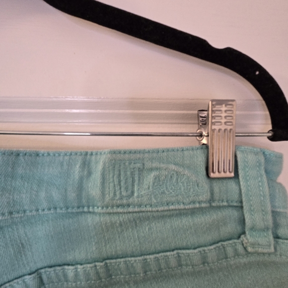 Kut From The Kloth Mid Rise Size 8 Light Green Jeans - Picture 5 of 16